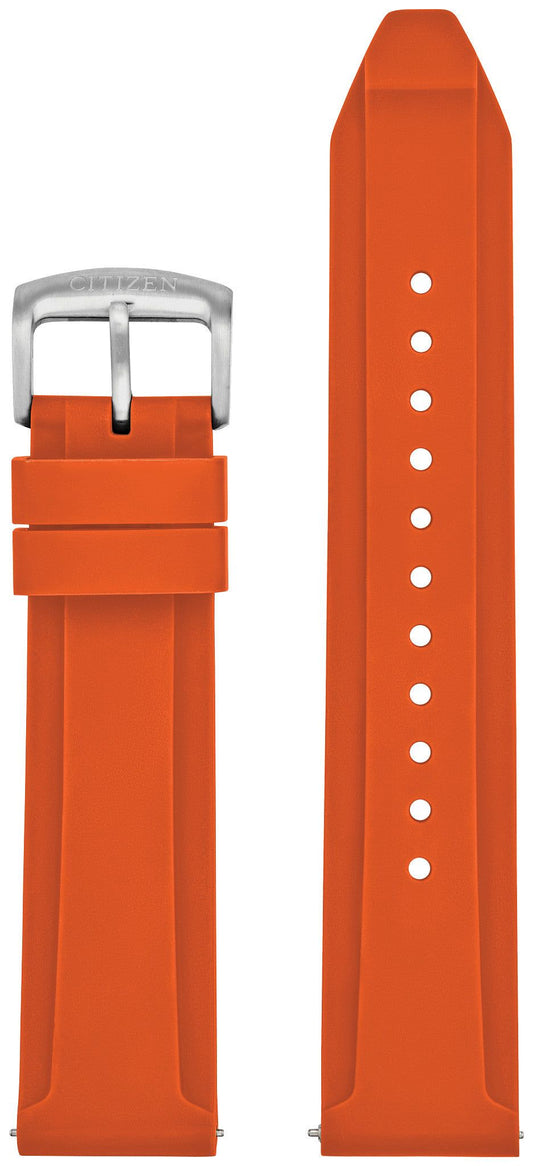 Orange Silicone Strap (22mm) 59-005K2-04