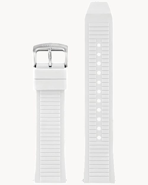 White Silicone Strap