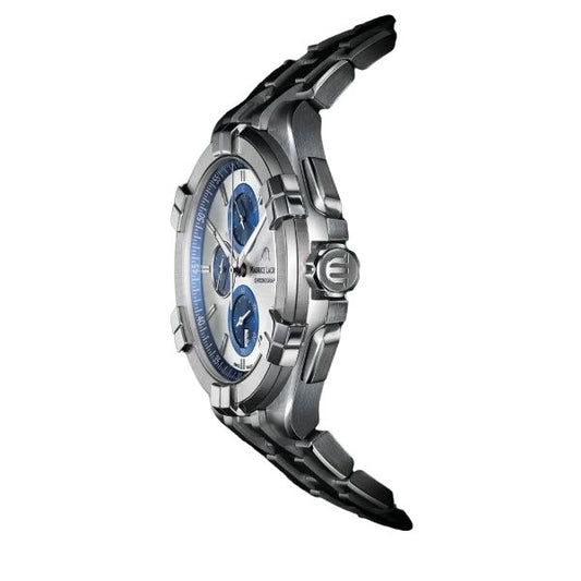 Maurice Lacroix Aikon Silver Stainless Steel Silver Dial Chronograph Quartz Watch AI1018-SS002-131-1