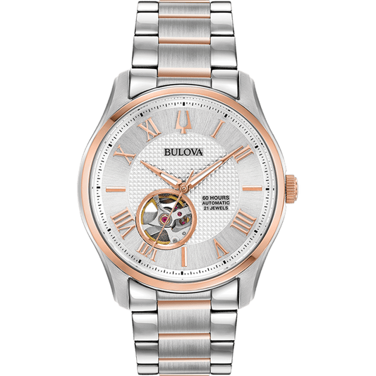 Bulova Bulova Men's Classic Wilton Automatic Open Aperture Two-Tone Watch 98A213