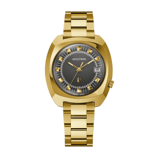 Accutron Accutron Stainless Steel Electrostatic Mens Watch Watch 2SW7B001