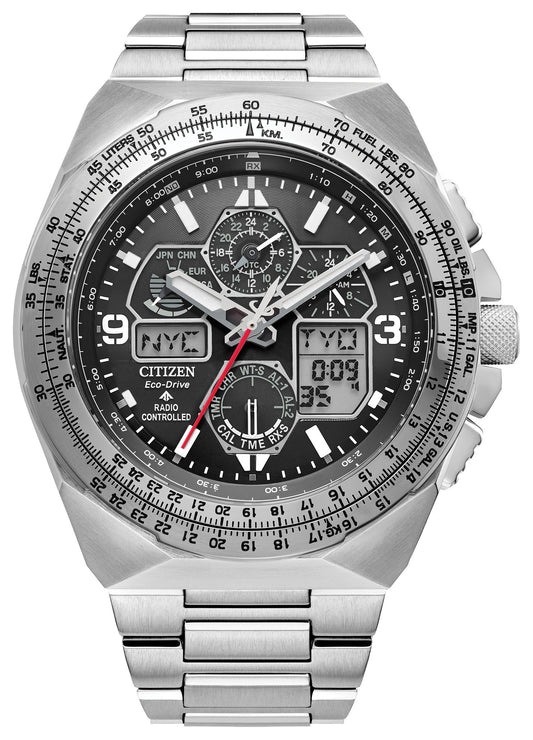 Promaster Skyhawk A-T Atomic Timekeeping JY8120-58E