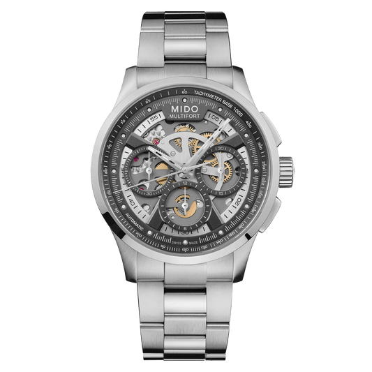 Mido Multifort Skeleton Chronograph M038.662.11.060.00