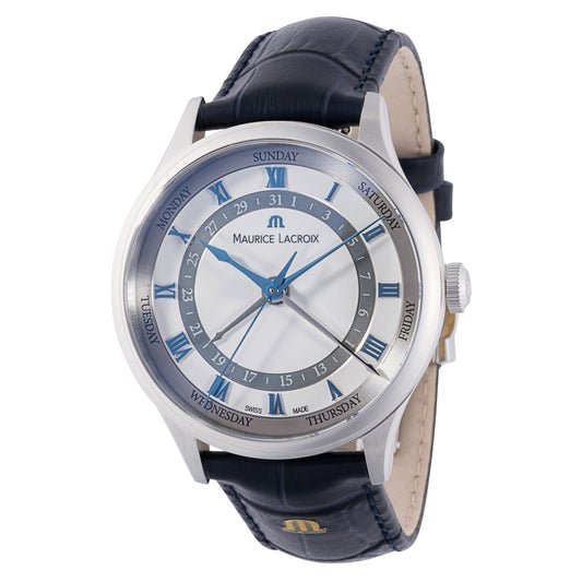 Maurice Lacroix MP6507-SS001-110-4 Men's Masterpiece Tradition 5 White Dial Automatic Watch MP6507-SS001-110-4