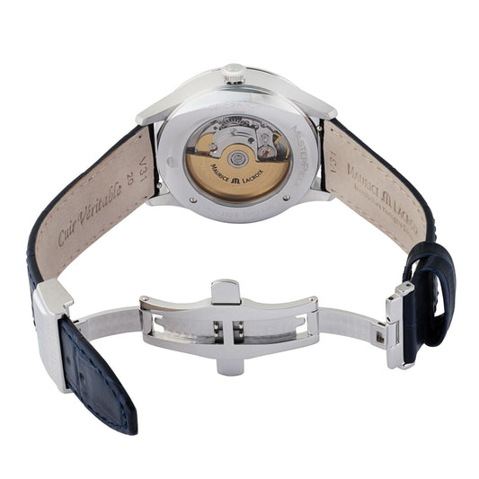 Maurice Lacroix MP6507-SS001-110-4 Men's Masterpiece Tradition 5 White Dial Automatic Watch MP6507-SS001-110-4