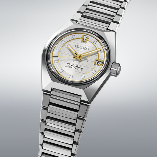 Seiko King VANAC Tokyo Horizon Sunrise Silver Dial SLA087J1