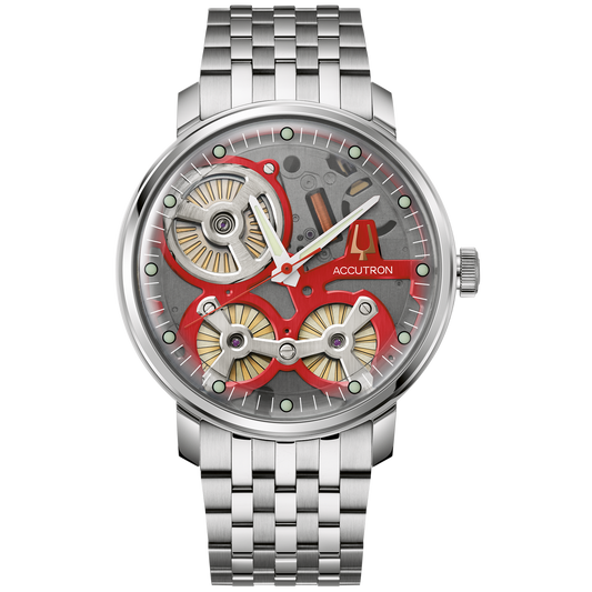 Accutron Spaceview 2020 X Redbar Watch 2ES6A008
