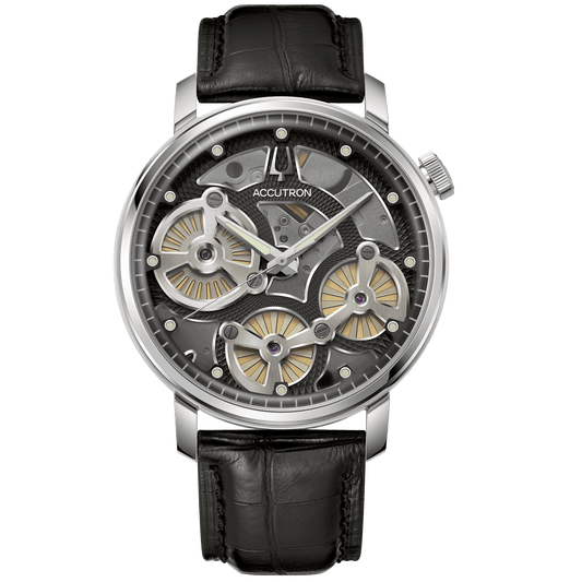 Accutron Accutron Stainless Steel Astronaut Mens Watch Watch 26A210