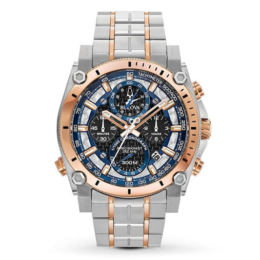Bulova Bulova Men's Precisionist Champlain Chronograph Two-Tone Watch 98B317