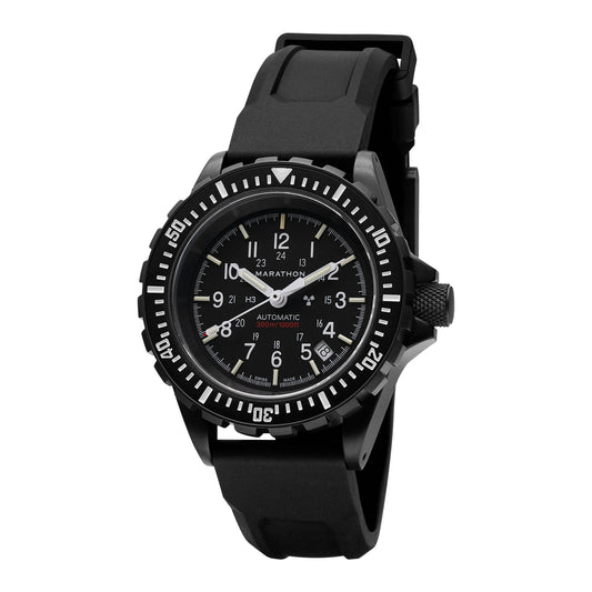 Marathon Search Rescue Divers Automatic Gsar Anthracite Black Colored Straps 41mm WW194006BK-0130