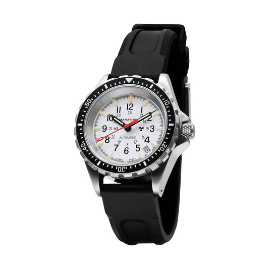 Marathon Arctic Edition Medium Search Rescue Divers Automatic With Date Tritium Msar Auto White Dial 36mm WW194026SS-0530