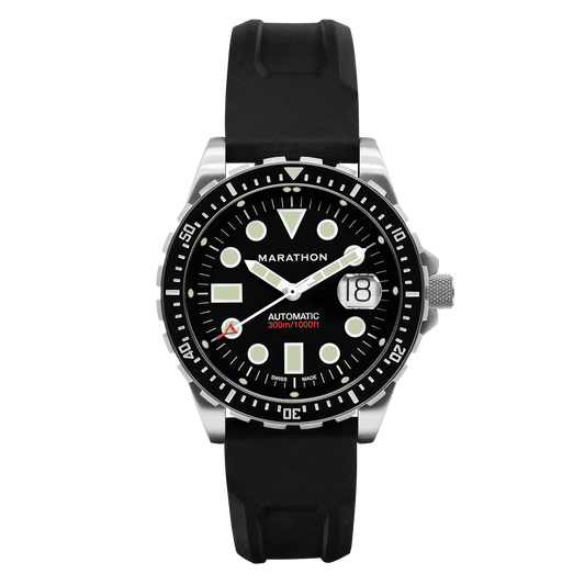 Marathon Original Sar W Date On 3 Piece Rubber Strap Kit Osar D 46mm WW194037SS-2030