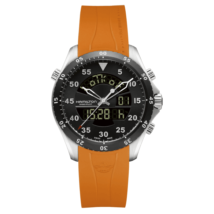Khaki Aviation Flight Timer Quartz - Air Zermatt