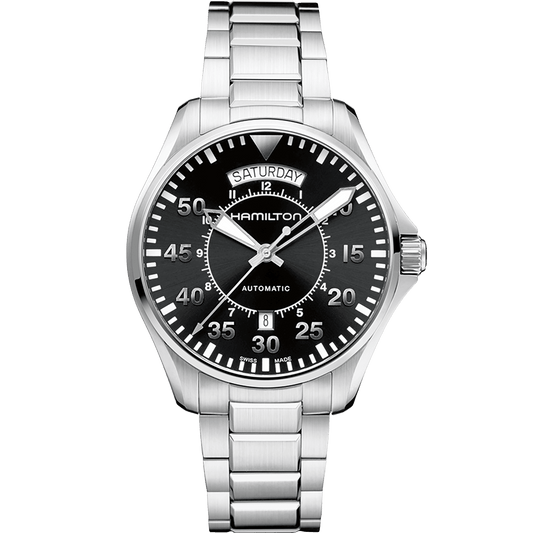 Hamilton Khaki Aviation Pilot Day Date Auto H64615135