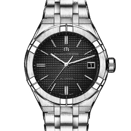 Maurice Lacroix Aikon Automatic Black 39mm AI6007-SS00F-330-A
