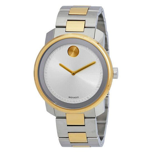 Movado Movado Bold Slver Two-tone Men's Watch 3600431