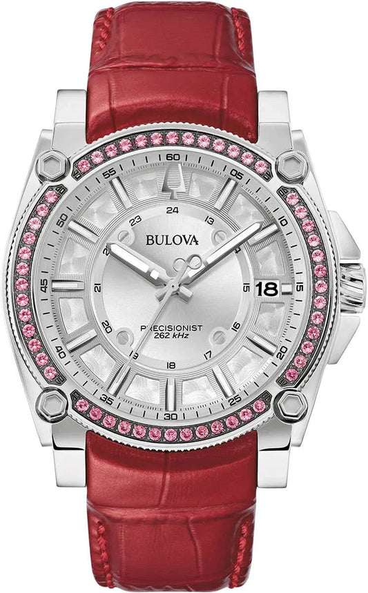 Bulova Bulova Precisionist Red Sapphires Champlain Design Watch 96J127