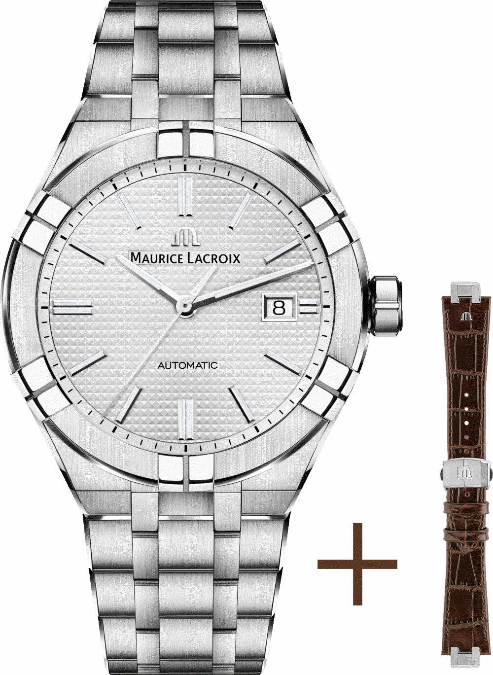 Maurice Lacroix Automatic Mens Watch AI6008-SS002-130-2 AI6008-SS002-130-2
