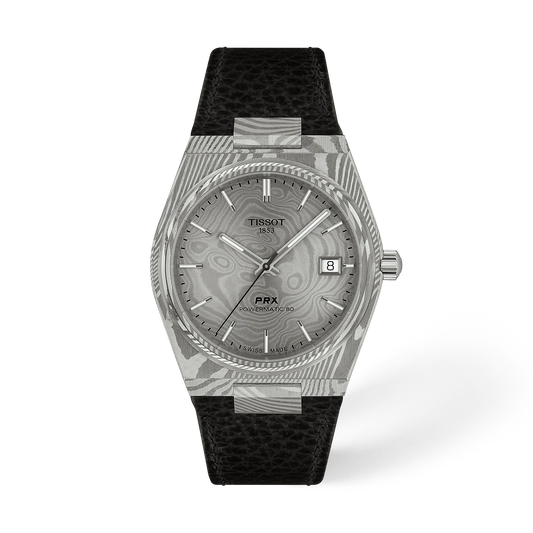 Tissot PRX Damascus Steel