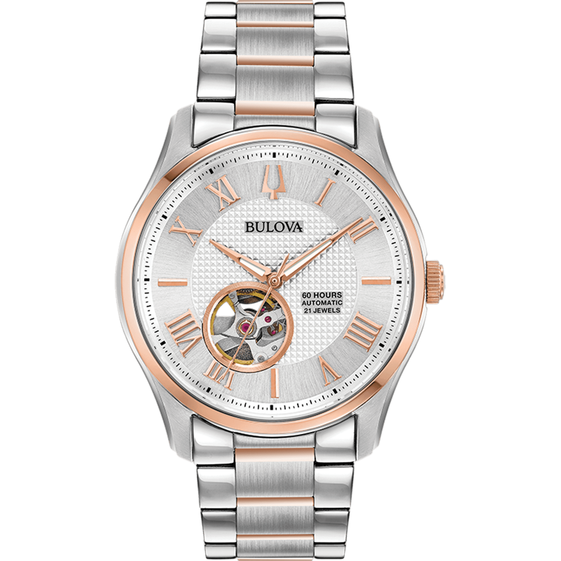 Bulova Bulova Men's Classic Wilton Automatic Open Aperture Two-Tone Watch 98A213