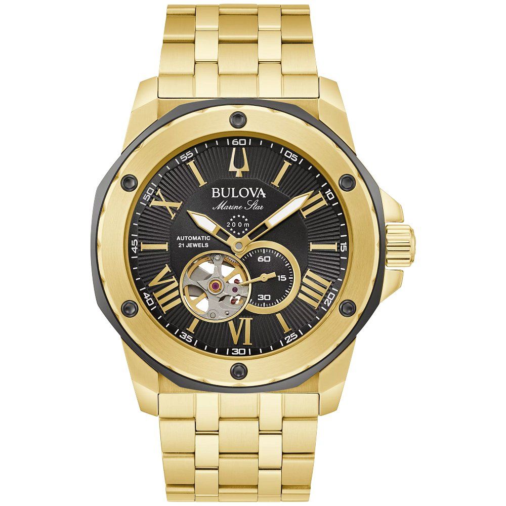 Bulova Bulova Stainless Steel Performance Mens Watch 98A273