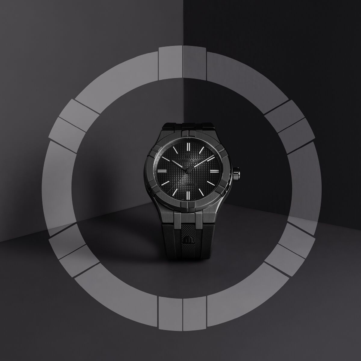 Maurice Lacroix Aikon Automatic 42Mm Gunmetal Pvd Limited Edition AI6008-PVB00-330-2