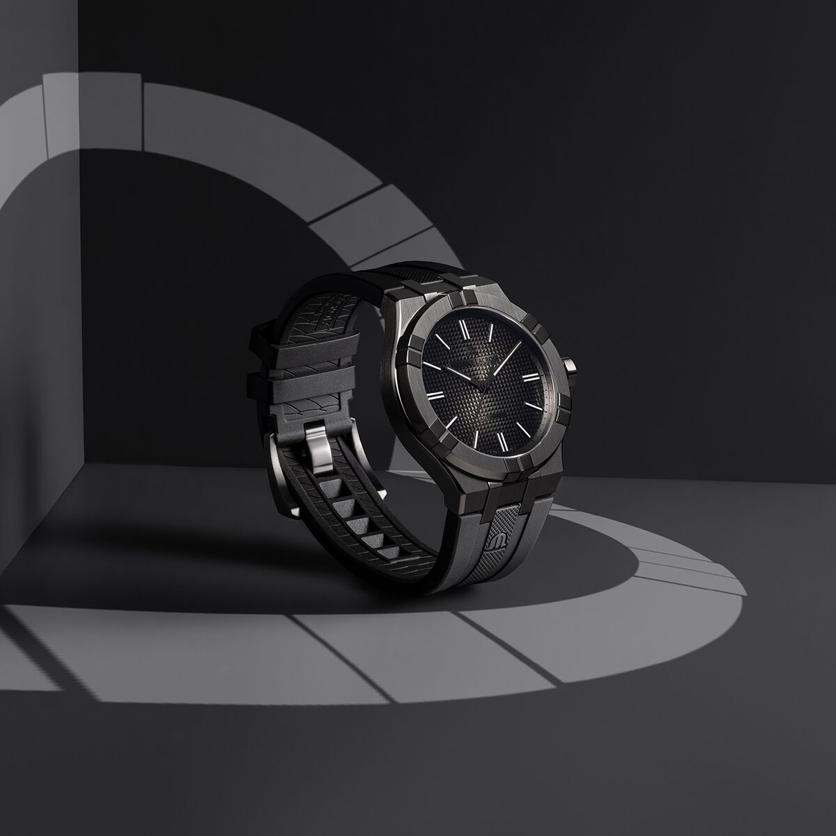 Maurice Lacroix Aikon Automatic 42Mm Gunmetal Pvd Limited Edition AI6008-PVB00-330-2