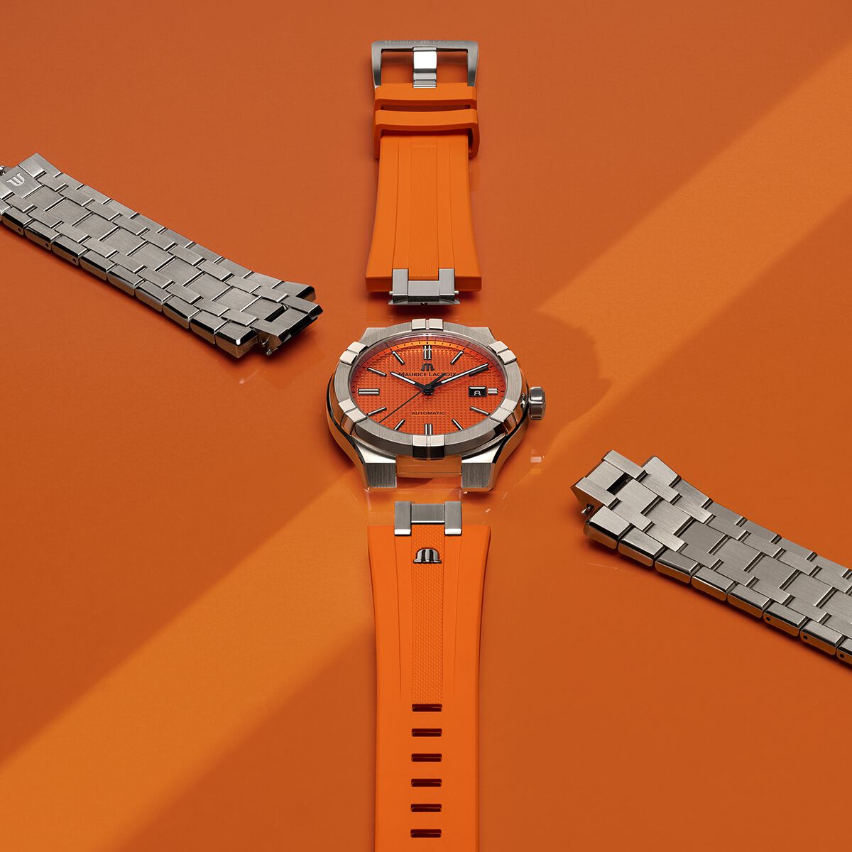 Maurice Lacroix Aikon Automatic Limited Summer Edition 42Mm AI6008-SS00F-530-E