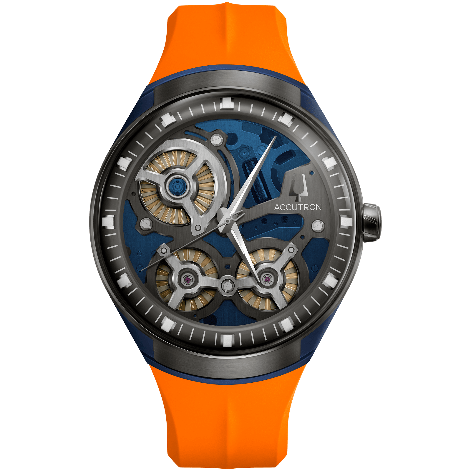 Accutron Accutron Stainless Steel Electrostatic Mens Watch Watch 2ES8A004A