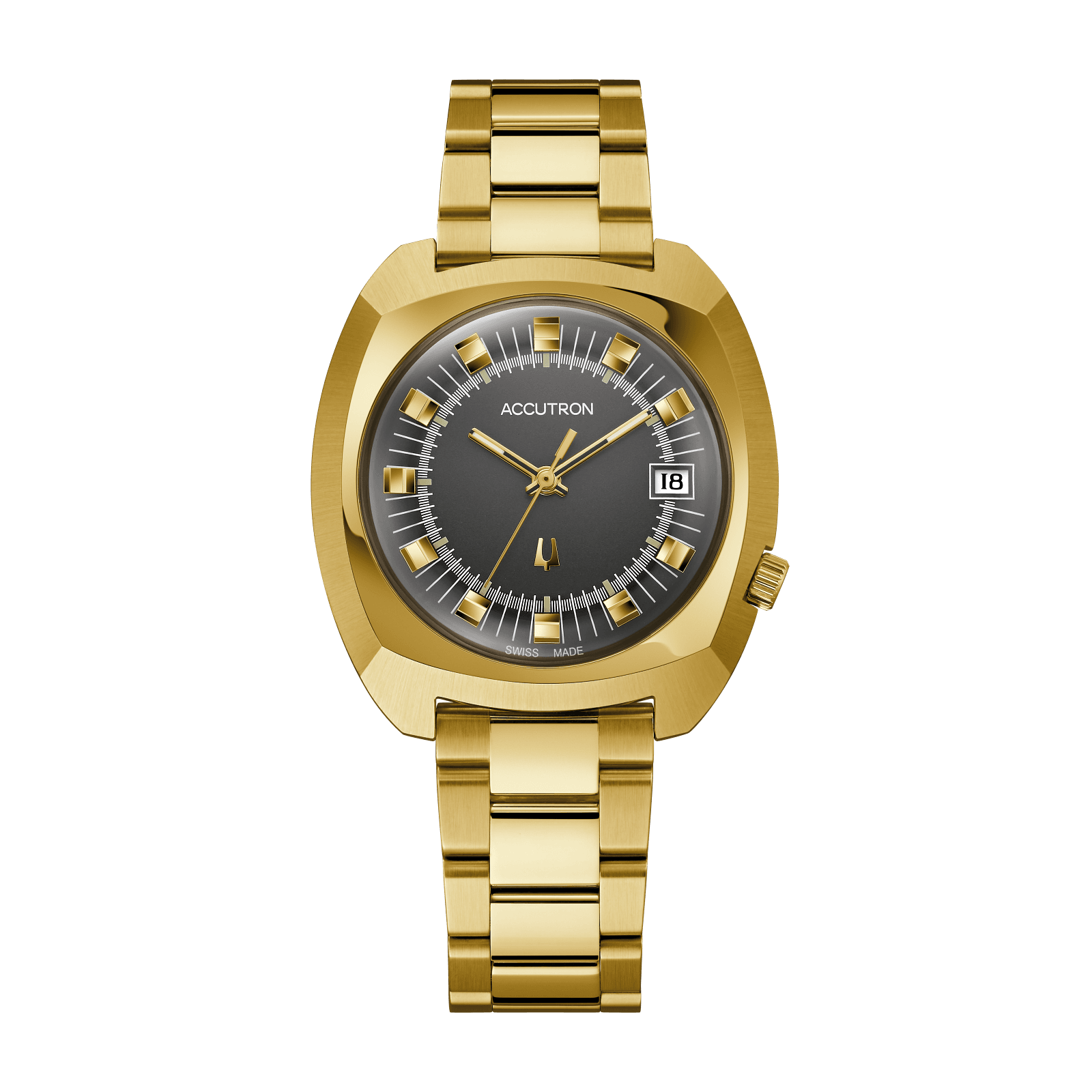 Accutron Accutron Stainless Steel Electrostatic Mens Watch Watch 2SW7B001