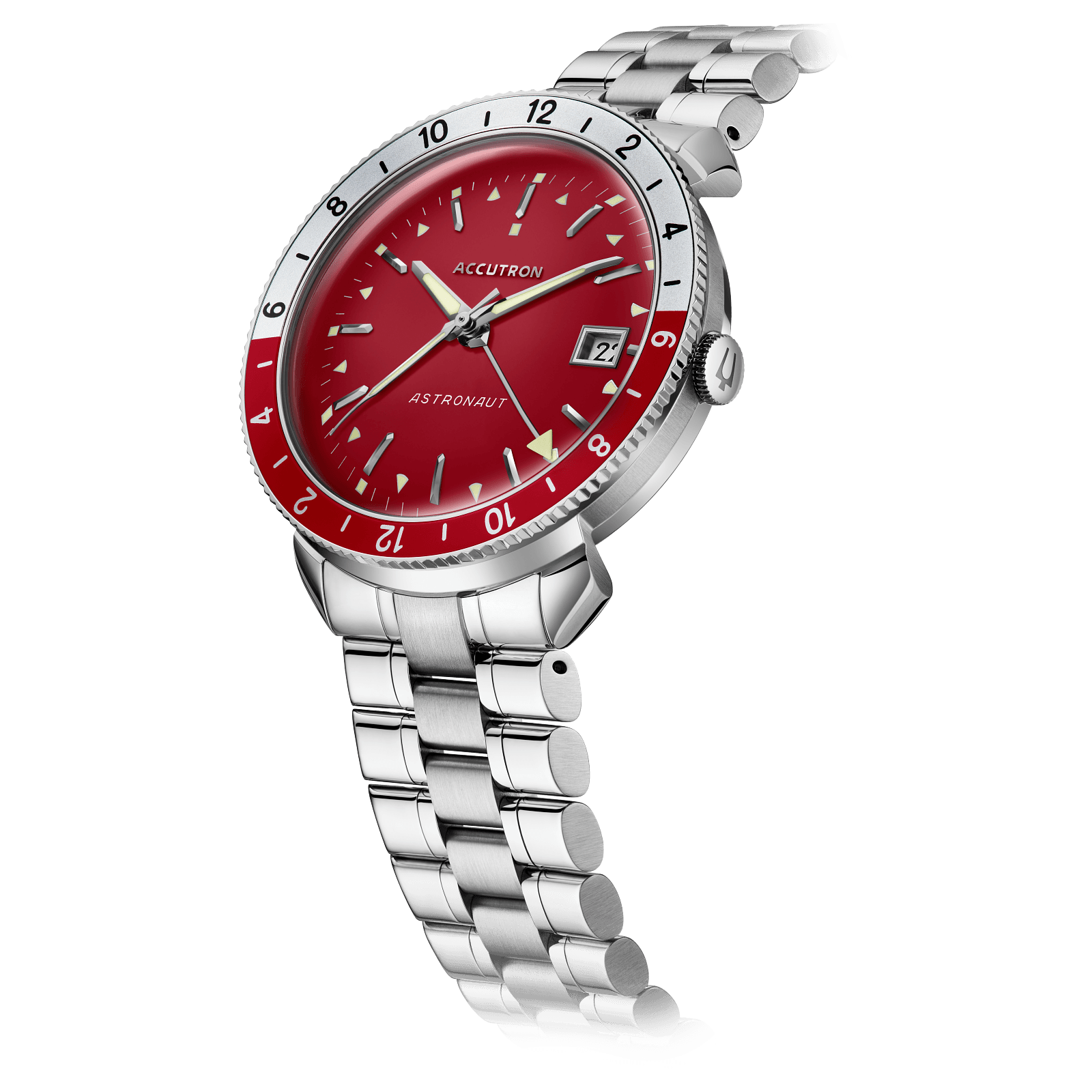 Accutron Accutron Stainless Steel Electrostatic Mens Watch Watch 26B206
