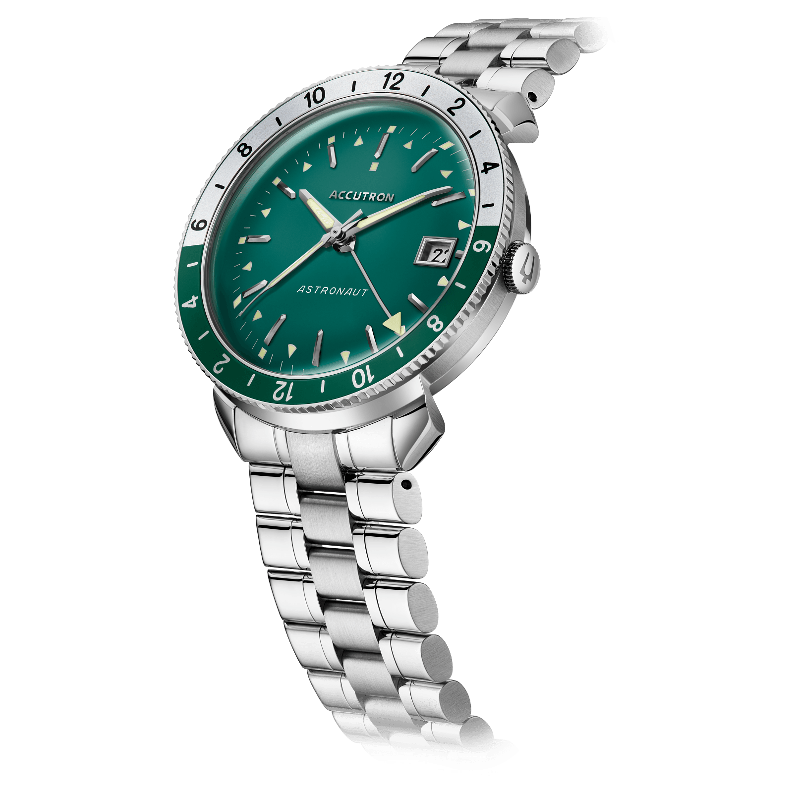 Accutron Accutron Stainless Steel Electrostatic Mens Watch Watch 26B205