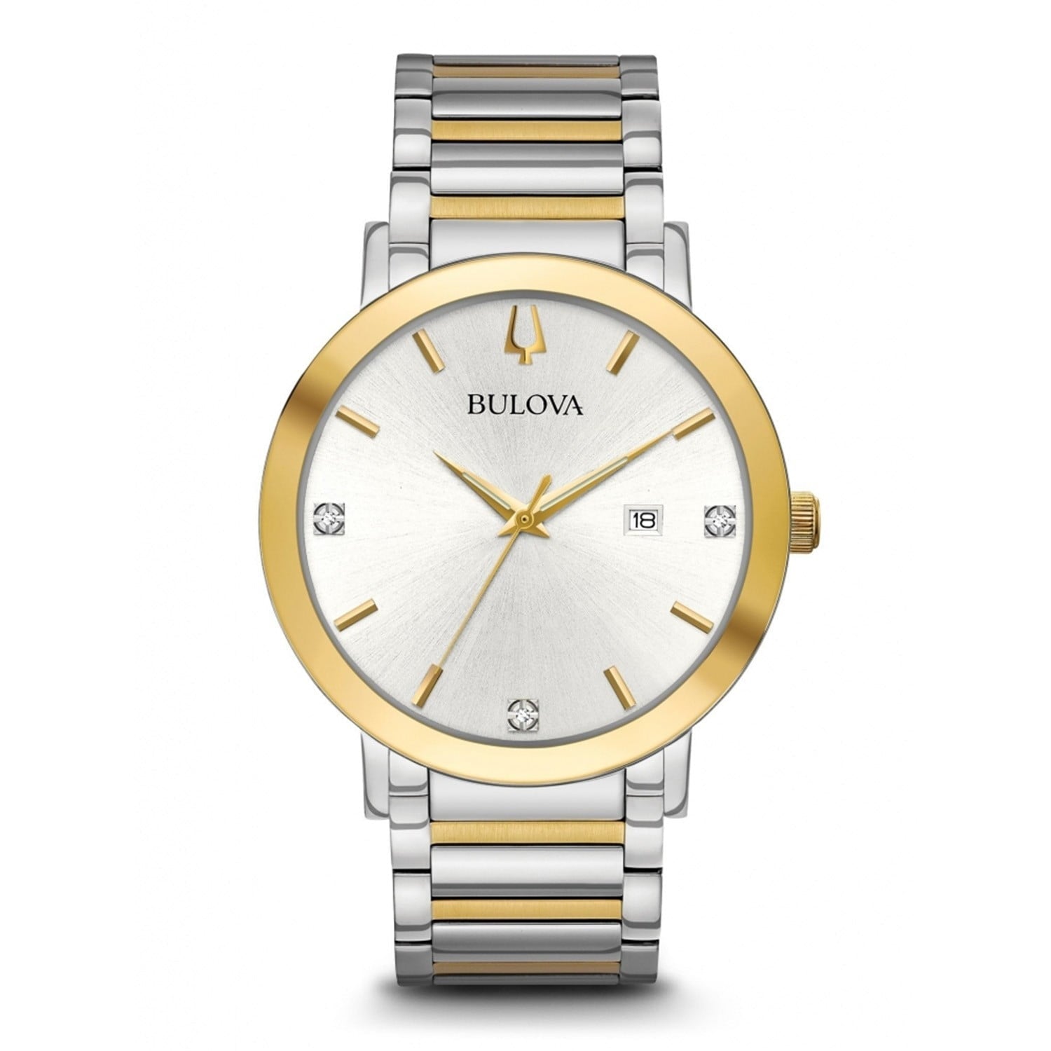 Bulova Bulova Men's Modern Futuro Diamond Accent Two-Tone Watch 98D151