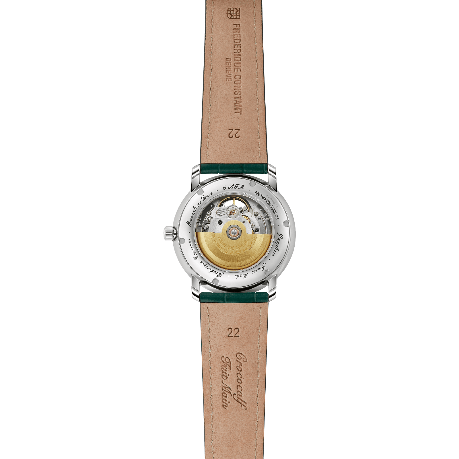 Frederique Constant Heart Beat Moonphase Date FC-335MCGRW4P26