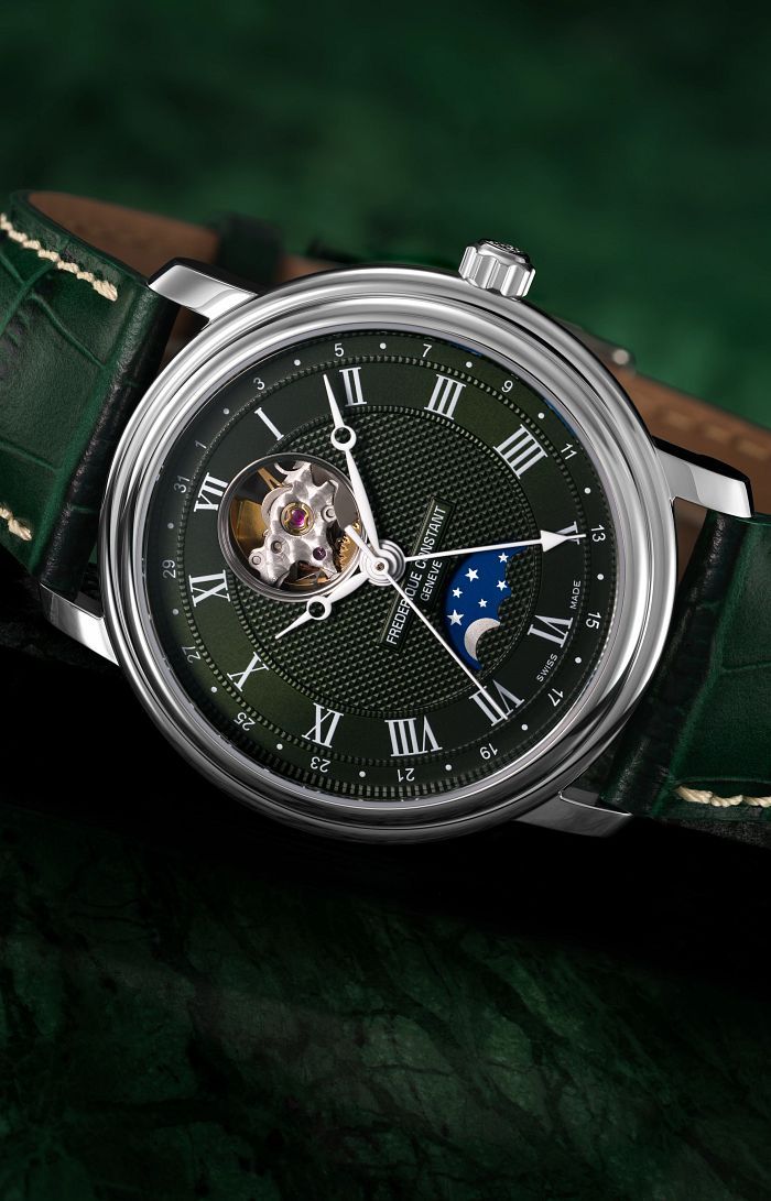 Frederique Constant Heart Beat Moonphase Date FC-335MCGRW4P26