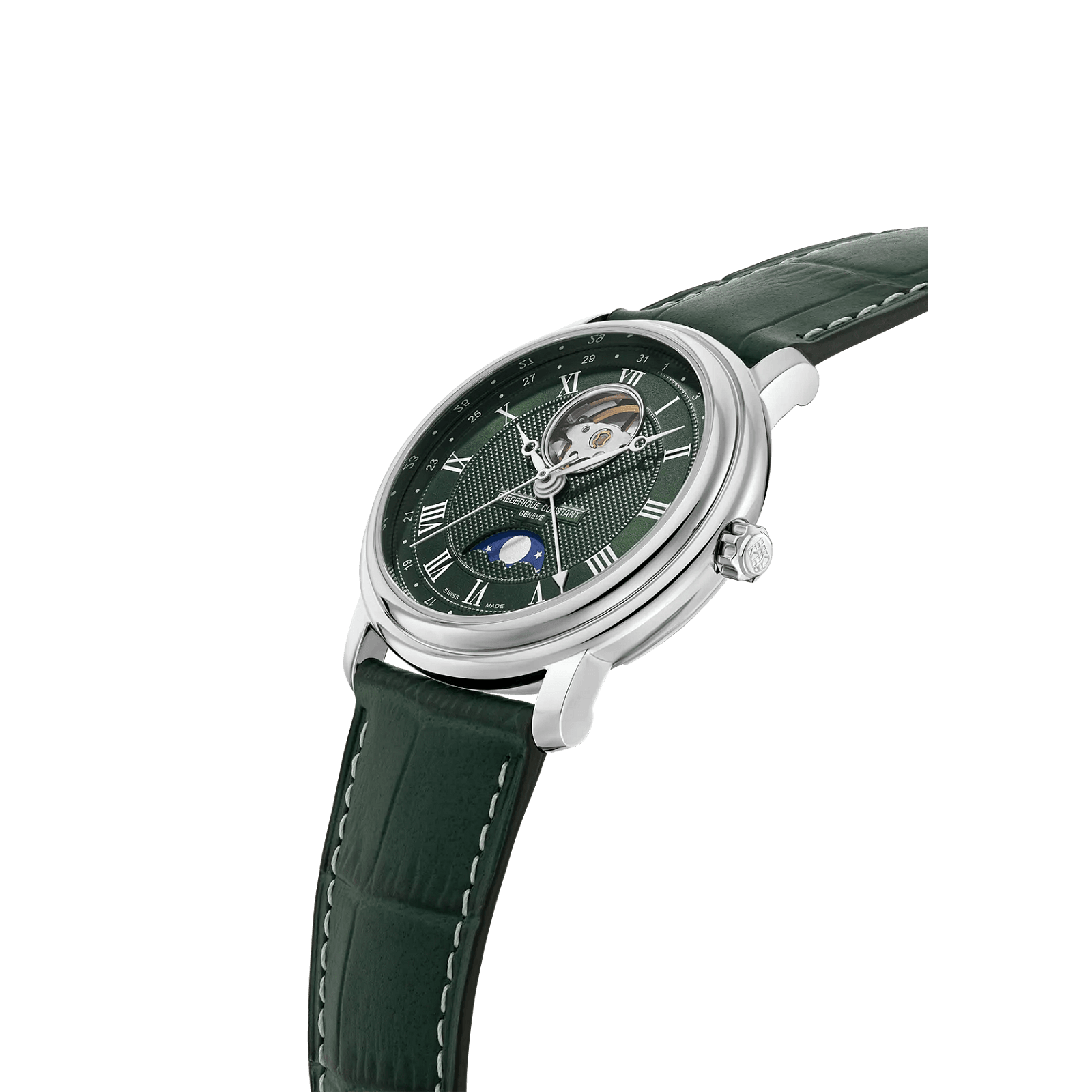 Frederique Constant Heart Beat Moonphase Date FC-335MCGRW4P26