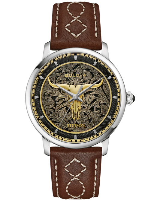 Bulova Longhorn Bulova X Stetson Watch 96A334
