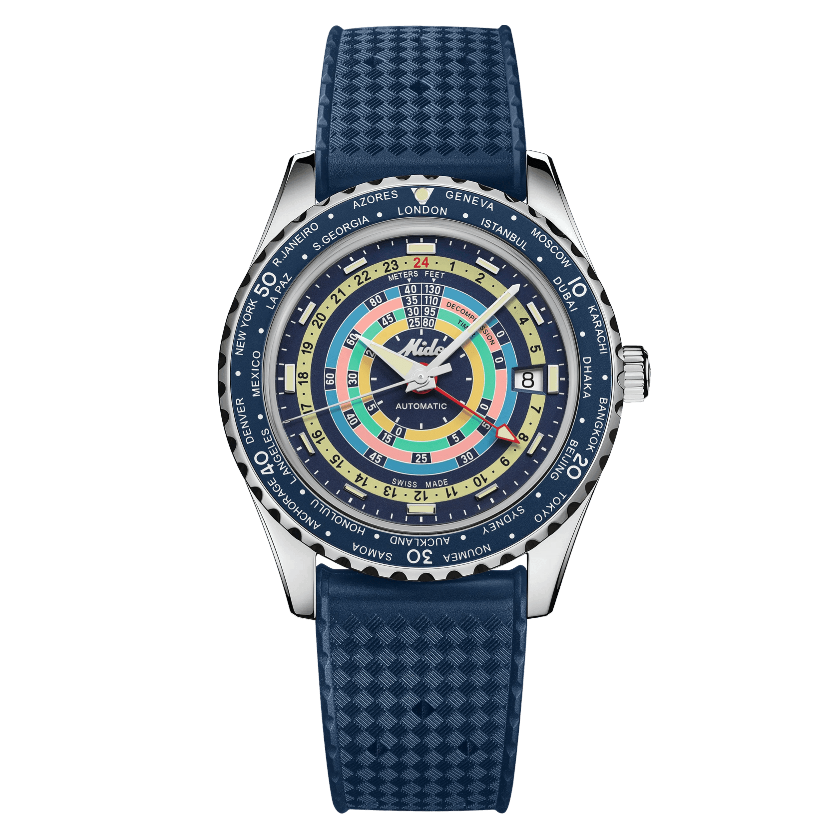 Mido Ocean Star Decompression Worldtimer M026.829.17.041.00
