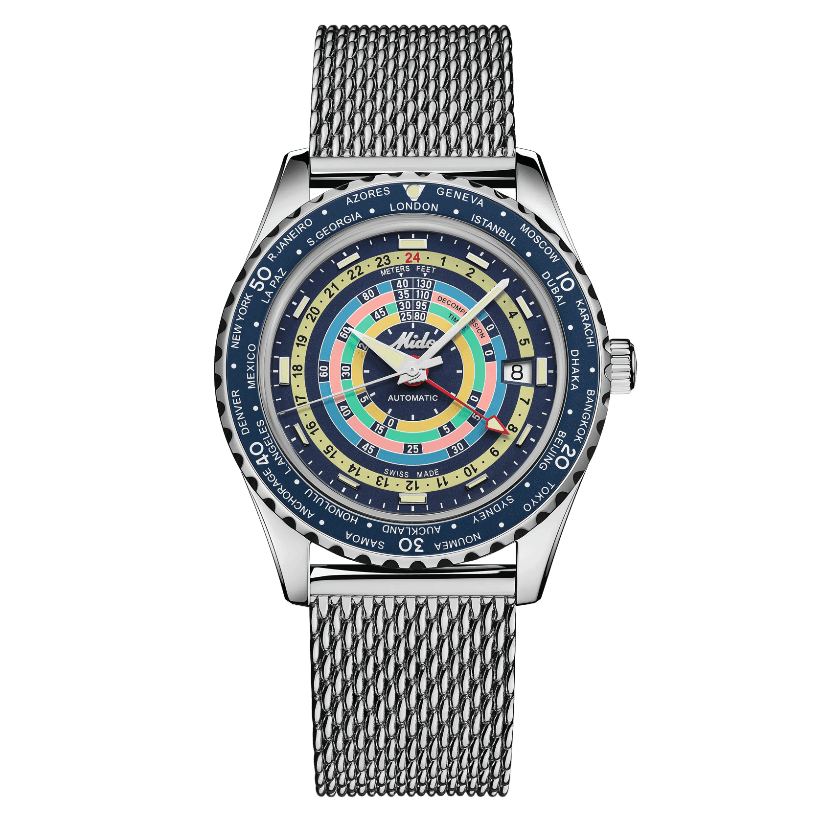 Mido Ocean Star Decompression Worldtimer M026.829.17.041.00