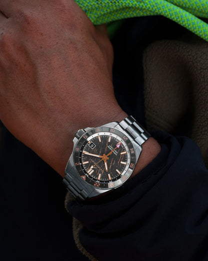 NN1100SC3CG/G113 NEVEREST GMT Glacier 41mm