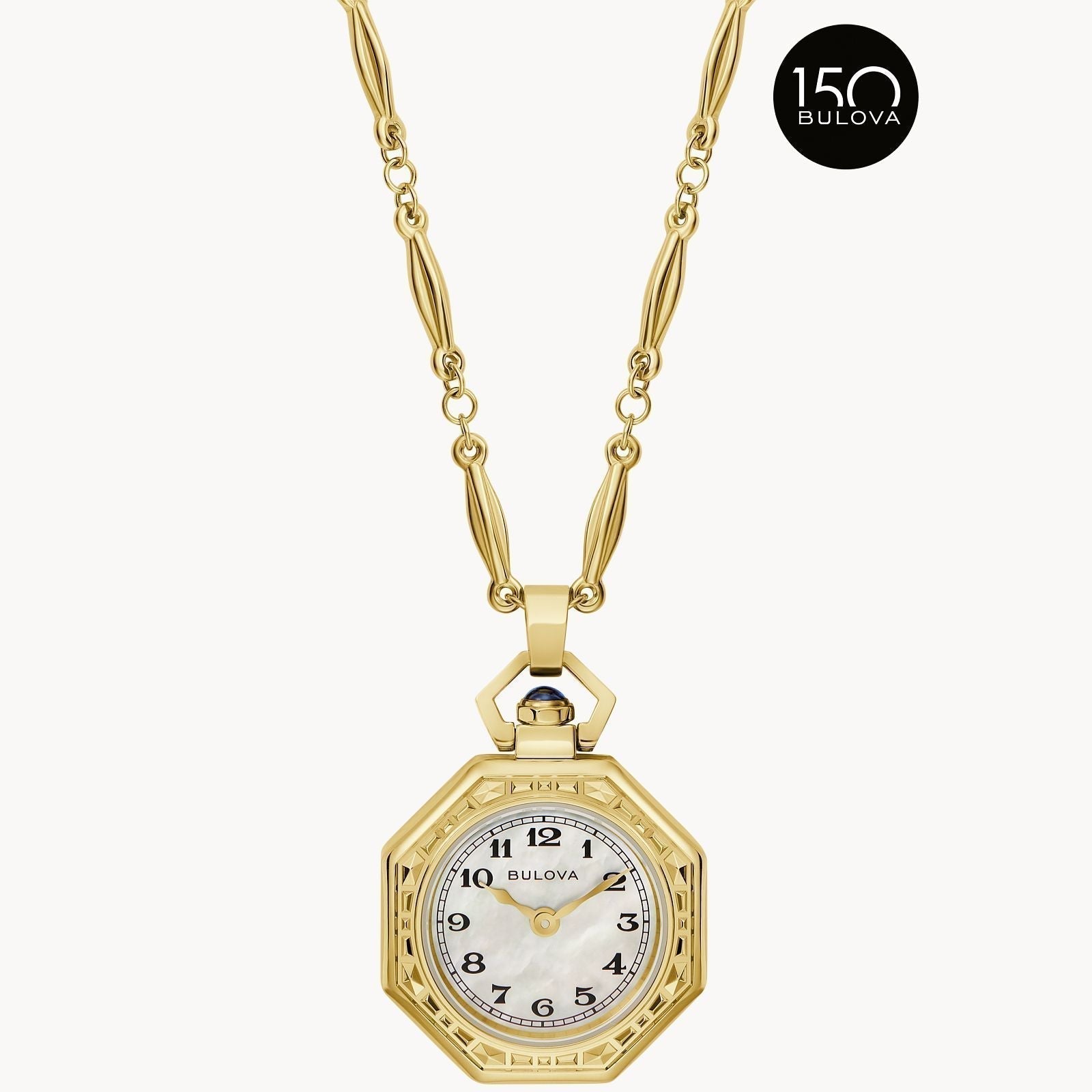 Bulova Rubaiyat Pendant Necklace Watch 97L182