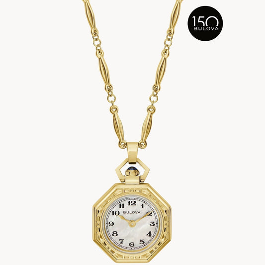 Bulova Rubaiyat Pendant Necklace Watch 97L182