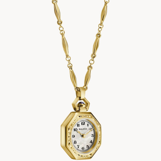 Bulova Rubaiyat Pendant Necklace Watch 97L182