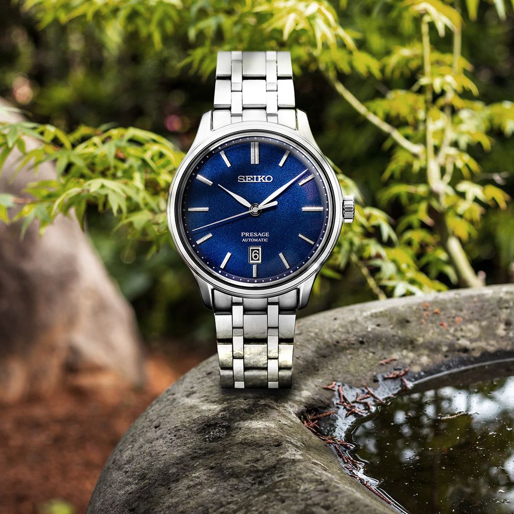 Seiko Presage Automatic Blue Paving Stone SRPD41