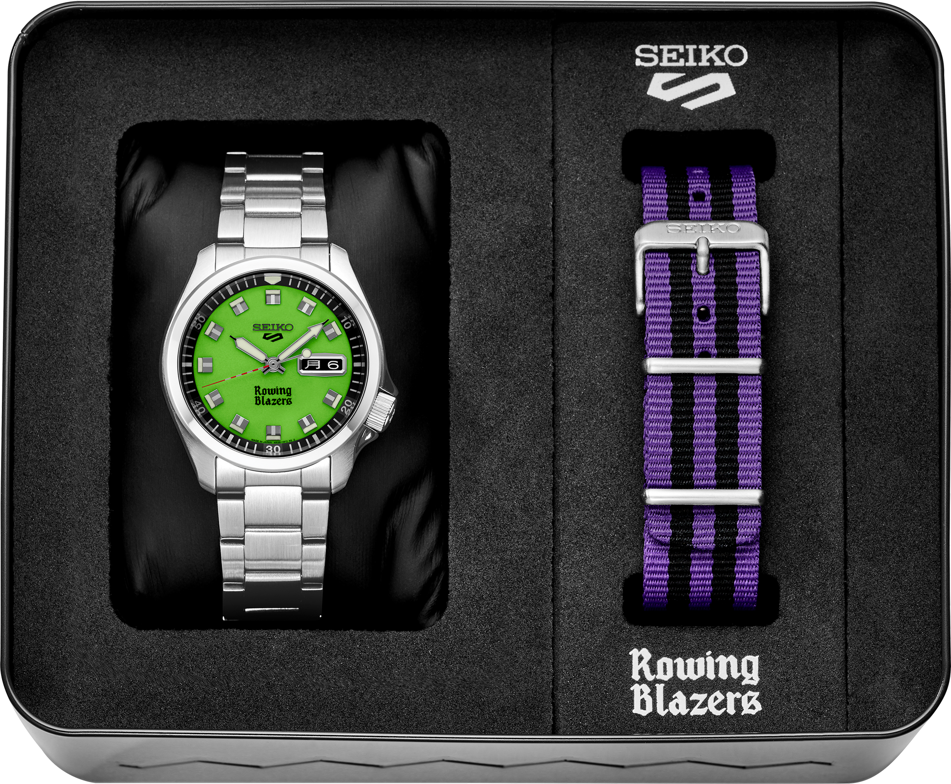 Seiko 5 Sports Rowing Blazers Collaboration Limited Edition SRPJ59