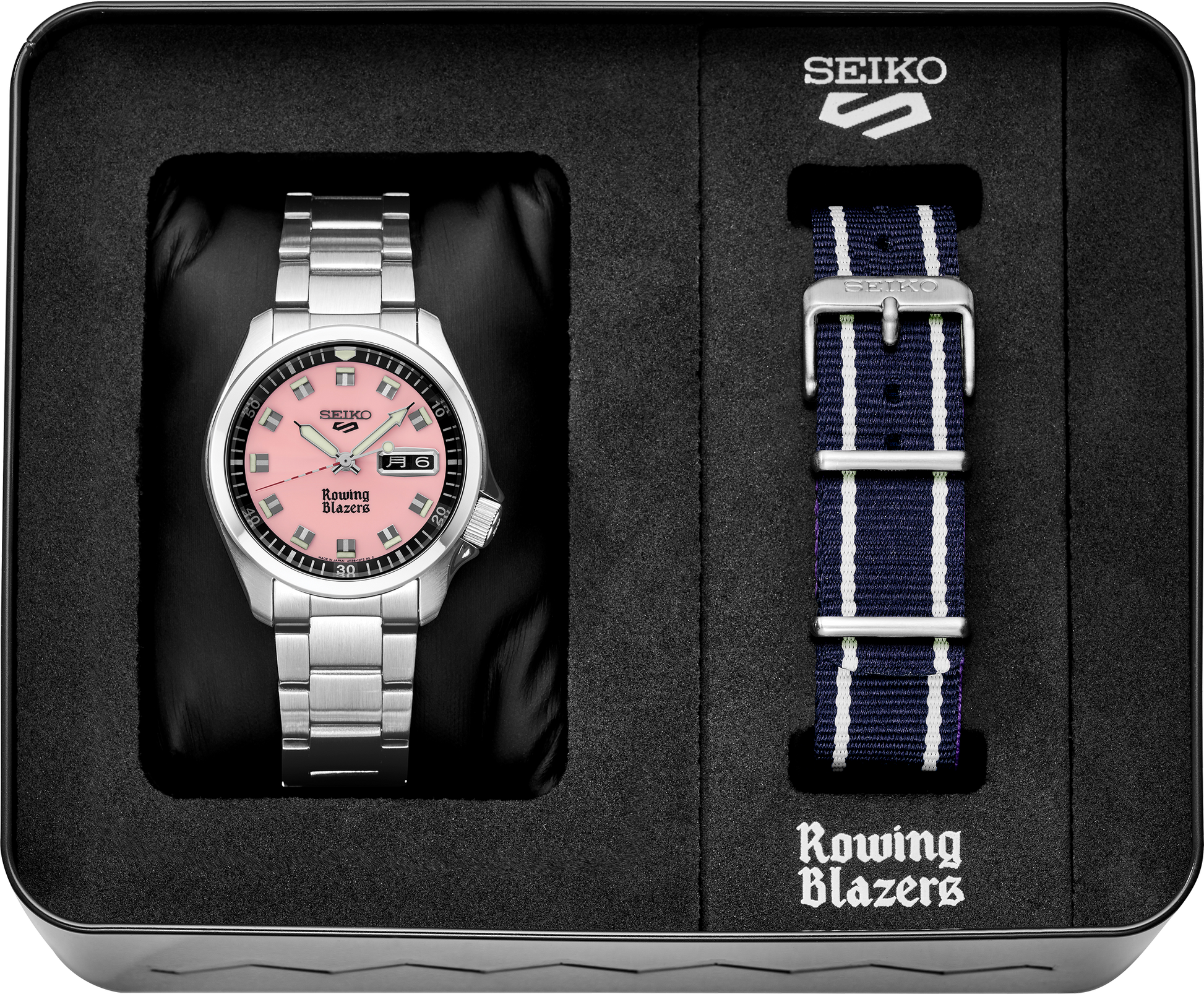 Seiko 5 Sports Rowing Blazers Collaboration Limited Edition SRPJ67