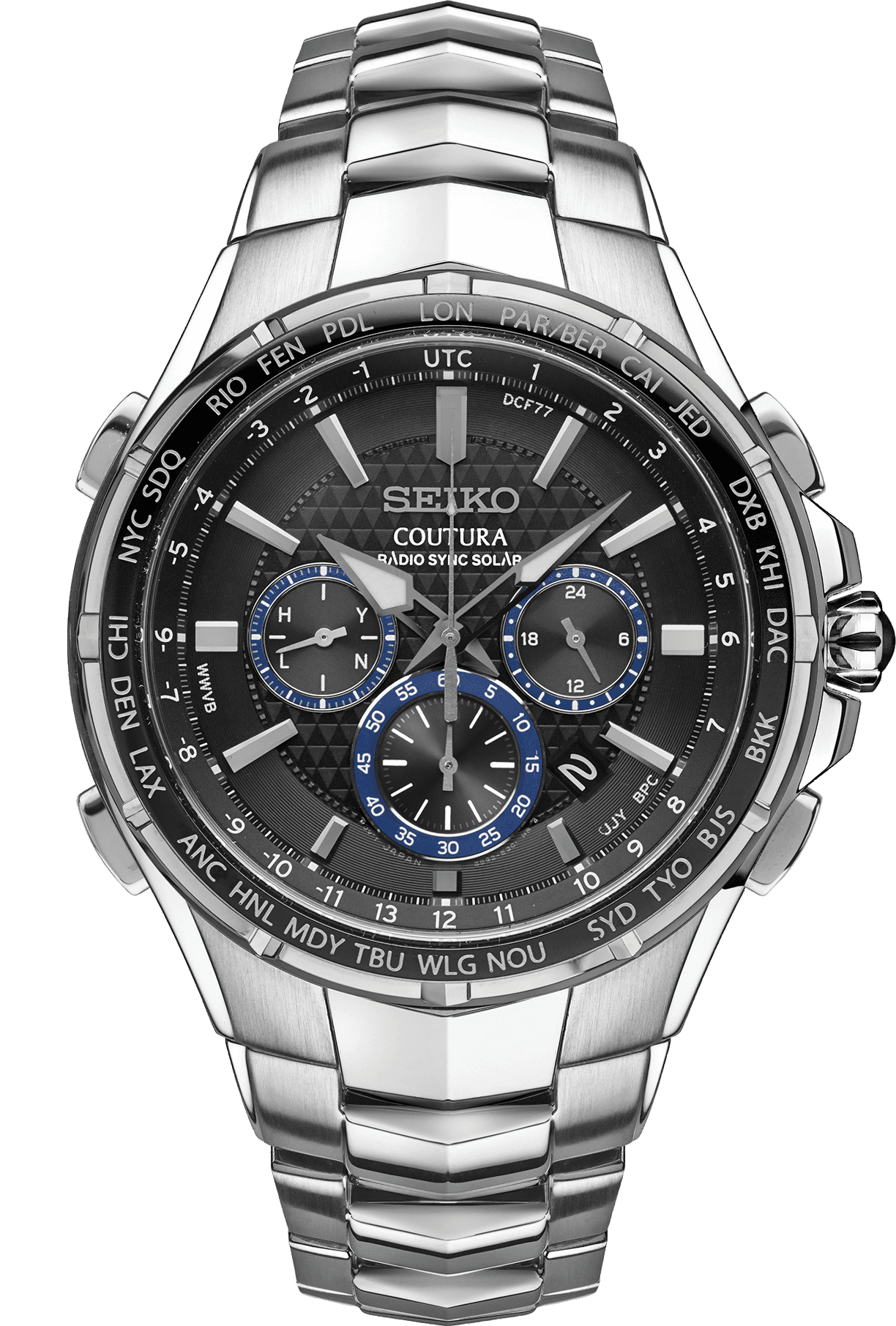 SSG009 Coutura Radio Sync Solar Chronograph
