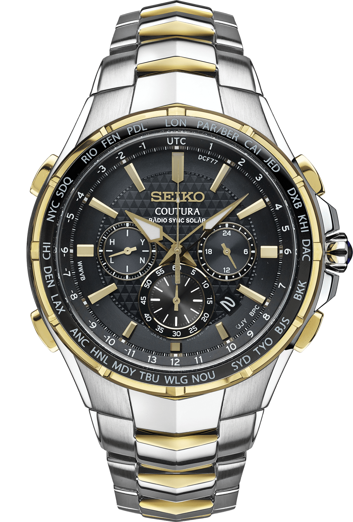SSG010 Coutura Radio Sync Solar Chronograph