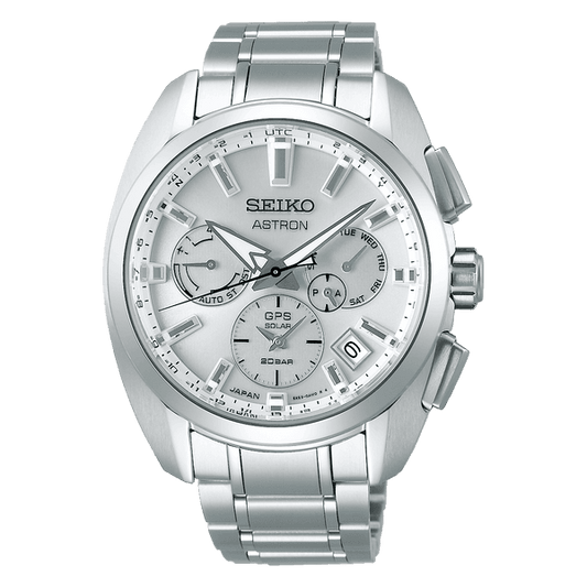 Seiko Astron GPS Solar Silver Dial SSH063