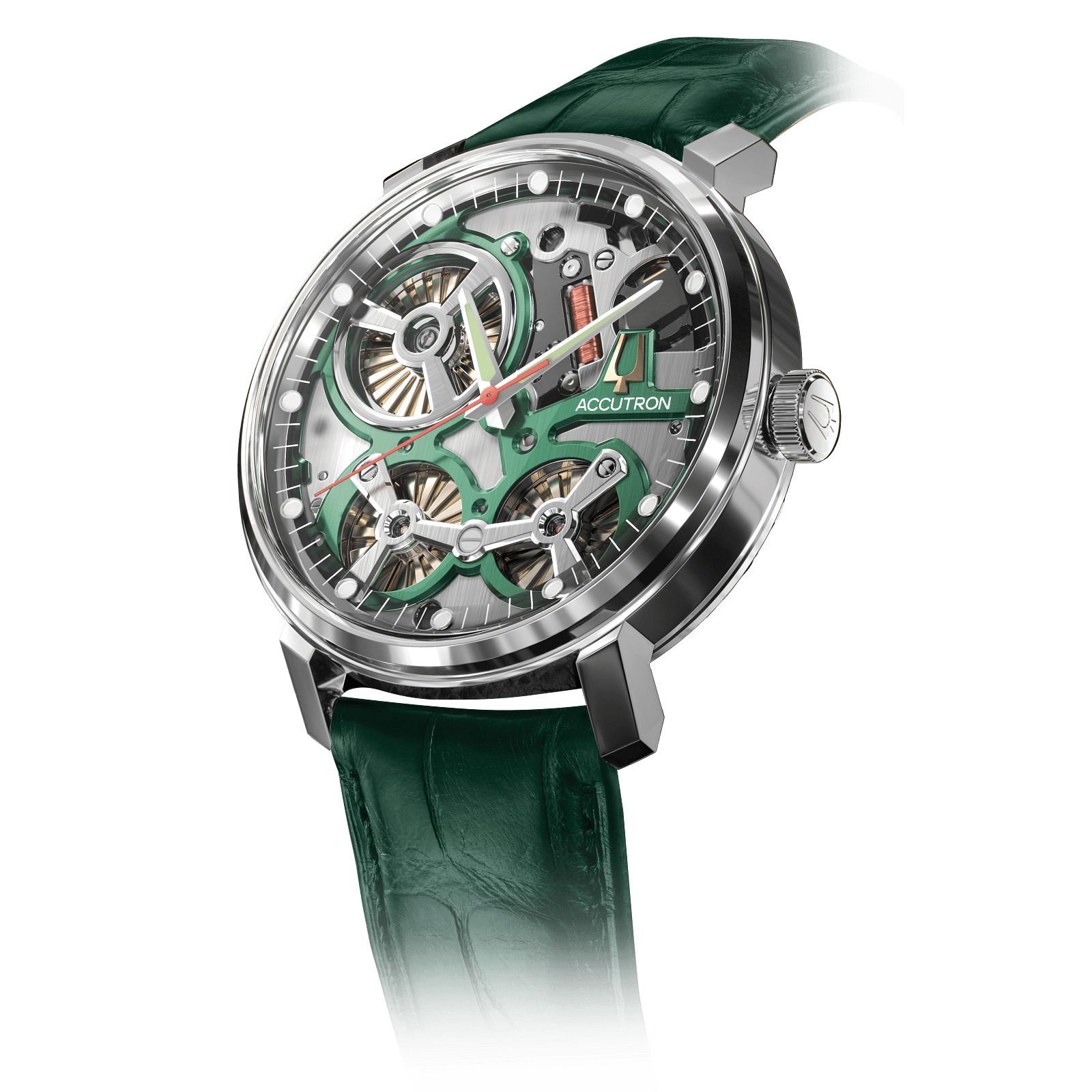 Accutron Accutron 18 Karat Gold Electrostatic Mens Watch Watch 2ES6A004